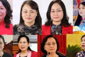 Female Secretaries of eight provincial Party Committees